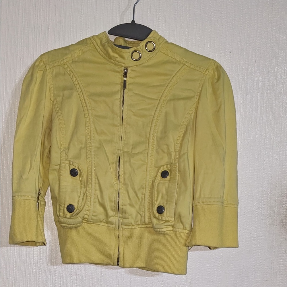 Stylish Yellow Women's Jacket